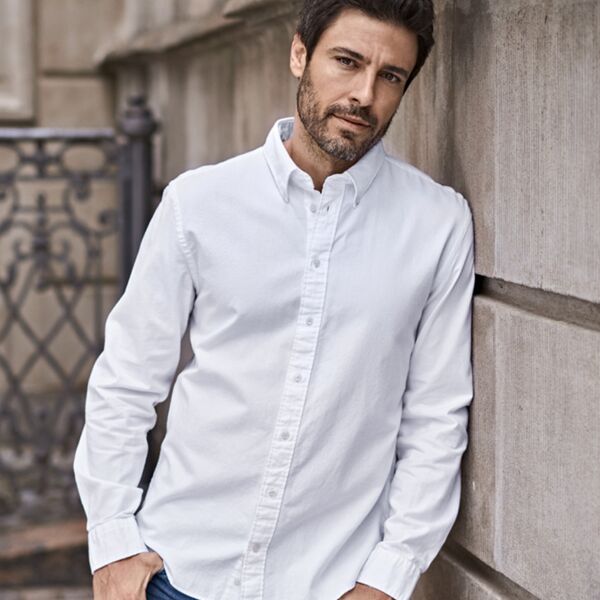 Tee Jays Perfect Long Sleeve Oxford Shirt Thumbnail